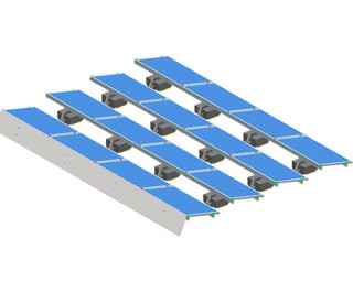 Ballasted Flat Roof Mounting System